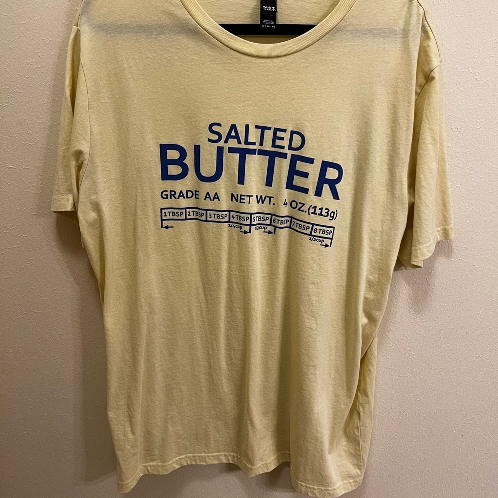 District Light Yellow Graphic Tee